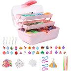 JYBNB 16000+Rubber Band Bracelet Kit, 30 Colors Rubber Bands Refill Loom Set, Loom Bands Kit,Friendship Bracelet Creativity Birthday Gift