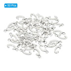 PATIKIL Letter Charm, 50pcs Alphabet Initial Pendant Charm Bulk DIY for Jewelry Making Bracelets Earrings Necklace - style: C