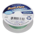 Soft Flex Stainless Steel 17.5mm by 21.0mm Ear Wire with 2.6mm 2 Row Hex Bead. Sold as - 10 Pieces Per Pack - style: Fluorite