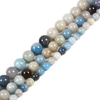 Natural Trolleite 6mm Gemstone Round Loose Beads Strand for DIY Bracelet Necklace Jewelry Making Bead - color: Trolleite, size: 6mm