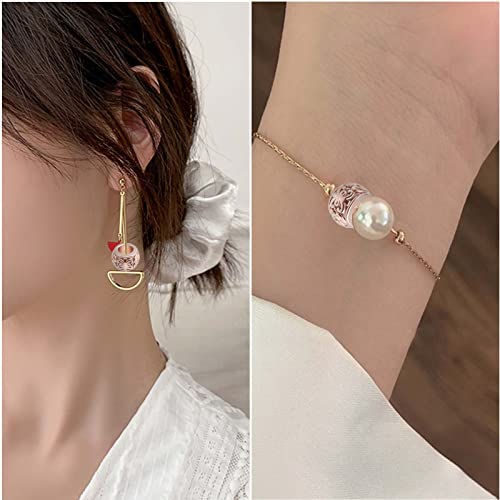 100pcs Rose Golden Rondelle Spacer Beads Alloy Large Hole Beads Tube Column Loose Spacer Beads Craft Supplies for DIY European Bracelet Necklace Jewelry Making - color: Rose Golden