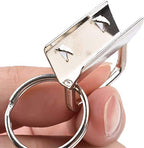 Qovydx 45Pcs 1 inch Silver Key Fob Hardware Kits 1” Metal Keyfobs Hardware Bulk for Keychains Fob Wristlet Hardware with Key Ring for Lanyard - color: Silver Key Fob Hardware