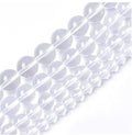 180pcs Adabele Natural Grade A Clear Crystal White Quartz Healing Gemstone 4mm Small Round Beads Gem Stone Spacer for DIY Craft Jewelry Making GE1-4 - color: Grade A Clear White Quartz, size: 4mm (180pcs/2 strands)