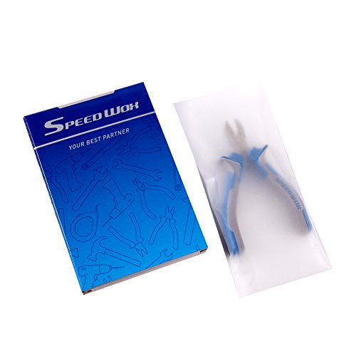 SPEEDWOX 4 Inches Diagonal Pliers Small Wire Cutters Mini Precision Plastic Nippers Plastic Side Cutter Side Cutting Micro Fine Pliers Functional Professional Hand Tool with Spring for Jewelry Making - style: 4" Diagonal Plier