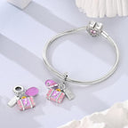 LAZA Charms for Bracelets 925 Sterling Silver Butterfly Summer Travel Ocean Lucky Charm Beads Pendant Jewelry for Women Mom - color: Loving girl hugs cat