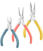 Mr. Pen- Pliers for Jewelry Making, 3 Pack, Chain Nose, Round Nose Pliers Set and Wire Cutter for Beading, Wire Wrapping, Jump Rings, Jewelry Repair, Crafting, DIY - color: Multicolor 2