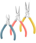 Mr. Pen- Pliers for Jewelry Making, 3 Pack, Chain Nose, Round Nose Pliers Set and Wire Cutter for Beading, Wire Wrapping, Jump Rings, Jewelry Repair, Crafting, DIY - color: Multicolor 2