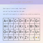 Looconi 1400pcs Letter Beads Gold Alphabet A-Z and Smiley Heart Beads White Acrylic for Jewelry Making Bracelet - color: Goldsmiley, size: 7x4mm