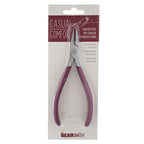 The Beadsmith Chain Nose Pliers – 6-Inches (152 mm) Jewelry-Making Tool w/Polished Steel Head, PVC Comfort Grip, & Double-Leaf Springs