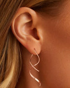 14K Gold/Sterling Silver Plated Dangle Earrings Dainty Hypoallergenic Jewelry, Trendy Lightweight Accessories for Women Valentines Mother's Day Birthday Thanksgiving Day Gifts - style: A-RG