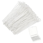 220Pcs Head Pins 925 Sterling Silver Plated Flat Ball Head Eye Pins Brass Jewelry Pins Needles 45mm for Jewelry Making Findings Accessory Supplies DIY Craft Earring Charms Necklace - size: 45mm
