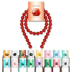 Vinswet 45pcs 8mm Carnelian Natural Stone Beads Round Genuine Real Stone Beading Loose Gemstones DIY Smooth Bead for Bracelet Necklace Earrings Jewelry Making - color: Carnelian, size: 8mm