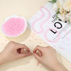 500Pcs Pink Glass Beads for Bracelets, 6mm Round Crystal Glass Beads for Jewelry Making Necklaces Kits Bracelet Earring DIY Crafts(Pink) - color: Pink