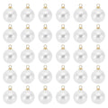 PATIKIL Pearl Charm, 100pcs Pearl Beads Faux Pearl Pendant Charm DIY for Jewelry Making Bracelets Earrings Necklace Crafts - color: Golden White, size: 14mm