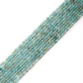 Faceted Natural Blue Crystal 2-3mm Cube Square Loose Beads Gemstone Small Loose Beads Healing Crystal Energy Stone for DIY Jewelry Making 15" - color: Blue Crystal