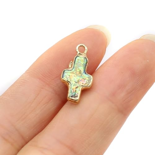 10PCS Natural Pearl Pendants Irregular Multiple Shapes Cultured Freshwater Baroque Pearl Charms for Jewelry Making Gift - color: 17x9mm