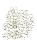 100pcs 925 Sterling Silver Open Jump Rings, 22 Gauge 4.4mm OD/3.2mm ID Made in USA by CRAFT WIRE - size: 4.4mm OD/3.2mm ID