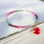 600pcs 3mm Bicone Crystal Glass Beads Faceted Bicone Crystal Beads Bulk Glass Spacer Beads for Bracelets Necklace Pendants Earrings DIY Jewelry Craft Making(Dark Green AB) - color: Dark Green AB, size: 3mm