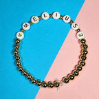 Melius Acrylic Gold Letter Beads, 1450 Pcs 4x7mm Round Alphabet Beads in 28 Grid Box for Jewelry Making, DIY Bracelets, Necklaces, Key Chains, Bracelets - color: Gold, size: 4x7mm