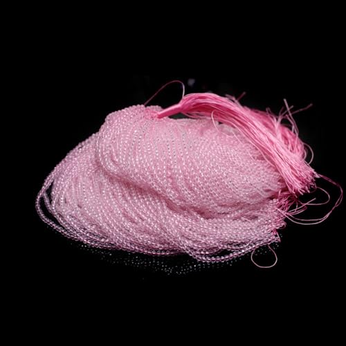 10 Strands Spinel Beads Artificial Faceted Small Round Loose Beads 3mm 15 inch for Jewelry Making Charms Necklace Bracelet - color: Pink