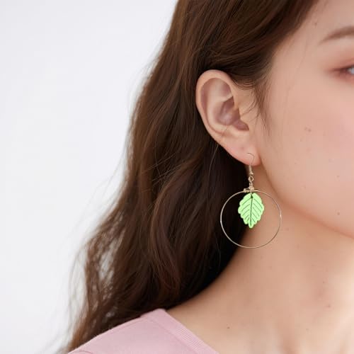 200 Pcs Earring Making Kit with Beading Hoop Earring Finding Component Accessories Earrings Hoops for Jewelry Making Open Back Bezel Pendants Geometric Hollow Frame Pendant for DIY Crafts Supplies
