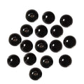 2.0mm Large Hole Black Onyx Smooth Round 6mm Crystal Energy Stone Healing Power Natural Gemstone Loose Beads for Jewelry Making