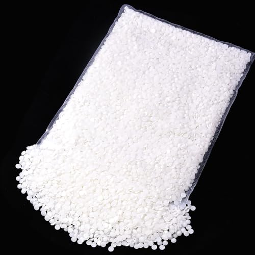 Blinginbox 50000pcs Flatback Rhinestones,Resin Non Hotfix Rhinestones Large Quantity Wholesale for Crafts DIY Creative Design,Clothes,Makeup,Nail Art (2mm=0.08",Jelly White) - color: Jelly white, size: 2mm=0.08"