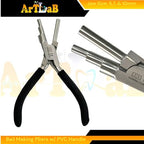 Bail Making Pliers for Making Constant Small Loops 5mm 7mm and 10mm, PVC Non-Slip Grip, Wire Wrapper Jewelry Making Pliers | German Stainless Steel