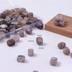 Natural Large AmethystCube Stone Beads 8x11mm 38cm/str Loose Semi Gemstone Stone Square Beads for Making Bracelets Necklace - color: Amethyst