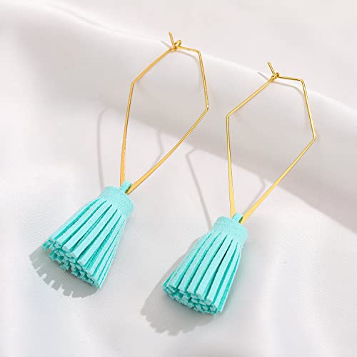 YAKRUNA 12PCS Large Geometric Earring Hooks for Jewelry Making, Hypoallergenic 14k Genuine Gold Plated Hoop Earrings for Women, Thin Ear Wires for DIY - color: gold earring 1