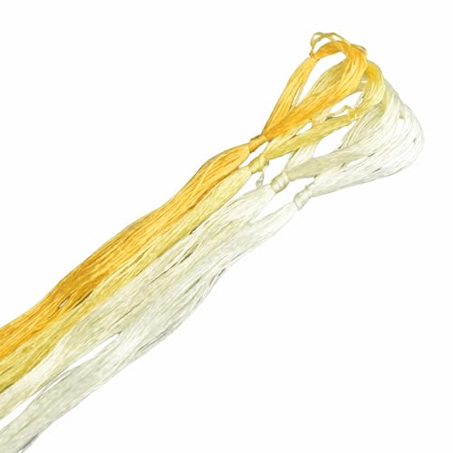 4 Skeins Mulberry Silk Floss Embroidery Thread Floss-Cross Stitch Threads China Silk Woven Jewelry Threads DIY Sewing Kits (06) - color: 06