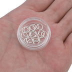 BEADIA 925 Sterling Silver Jump Rings 0.7x6mm 20pcs for Jewelry Making Findings - size: 0.7x6mm