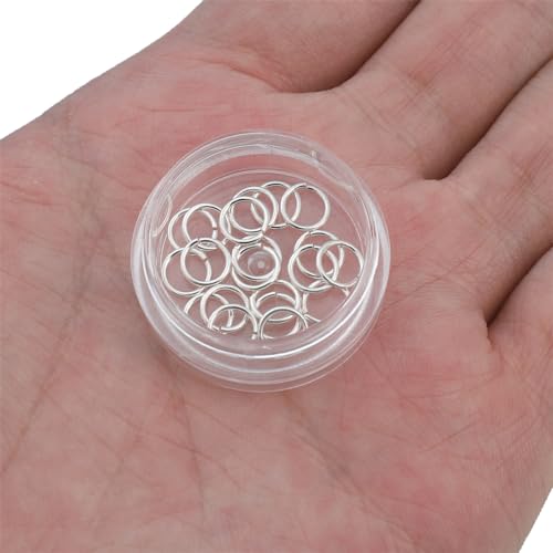 BEADIA 925 Sterling Silver Jump Rings 0.7x6mm 20pcs for Jewelry Making Findings - size: 0.7x6mm
