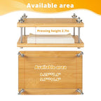 Bamboo Wooden Book Press for Bookbinding - Portable Bookbinding Machine and Book Press (11.6 x 7.9 inches) - style: Bamboo Book Press