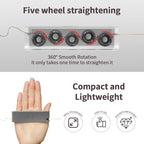 Y-II Wire Straightener Tool with 5 Bearings – Flip-Top Design for Jewelry Making & DIY Wire Wrapping – Remove Bends & Kinks, One-Pull Perfectly Straight