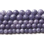 6mm 120pcs Natural Purple Angelite Stone Beads Lavender Gemstone Round Loose Beads for Jewelry Making DIY Bracelet Necklace Earrings 32" 2 Strands - color: Purple Angelite Stone Beads, size: 6mm(2 strands)