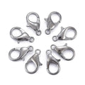 HDSupplies 100 Pieces - Lobster Clasps - Gunmetal Black - 16x8mm / 2mm Hole - color: Gunmetal Black, size: 16x8mm