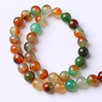 90PCS 8mm Natural Peacock Agates Beads for Jewelry Making Semi Precious Loose Gemstones Beads DIY Bracelet Necklace 2 Strand 32" - color: Peacock Agate, size: 8mm(2 strands)