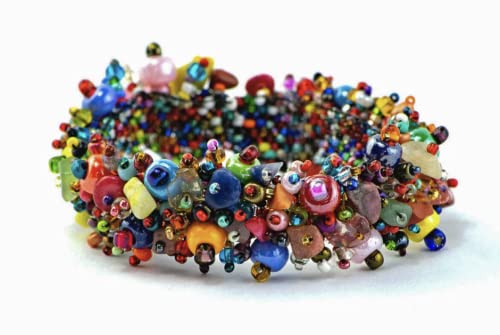 0.7oz (20g) Mix of Small Rocailles, Seed Beads & Bugles 2-10mm Preciosa Ornela Czech Glass Beads, Mix Blue - color: Seed Beads Mix - Blue, size: Mixed Sizes 2-10mm