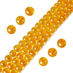 150pcs 8mm Citrine Beads Natural Gemstone Beads Round Loose Beads for Jewelry Making - color: Citrine, size: 8mm