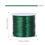 328FT Jewelry Wire 28 Gauge Tarnish-Resistant Copper Beading Wires Roll Bulk for DIY Crafts Jewelry Making, Green Wire - color: Grren, size: 0.3mm