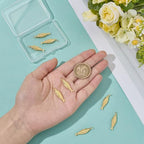 BENECREAT 8Pcs Brass Fish Charms, Gold & Platinum Sea Animal Fish Shaped Pendants for DIY Bracelet Necklace Earrings Jewelry Making - color: Gold