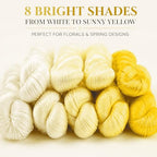 Natural 100% Silk Thread, Handmade Embroidery Thread Silk Floss 8 Colors 110m Each (75) - color: 75