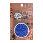 John Bead 25g Cylin Beads Purple Matte 11/0 Glass Cylindrical Seed Beads for Jewelry Bracelets Necklaces Earrings Making Embroidery - color: Transparent Purple Matte