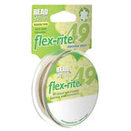 The Beadsmith Flex-Rite Beading Wire - 49-Strand Nylon-Coated Stainless-Steel Wire, 0.014" (0.35 mm) Dia, Bronze, 30 ft Spool, Durable Necklace & Bracelet String, for Jewelry Making Supplies - color: Bronze, size: .014” Dia - 30 ft