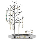 MORE&LESS Tree and Deer Jewelry Rack,for Ring Earrings Necklace Bracelet,Suitable for living rooms, bathrooms,offices,etc. - color: C Tree&Deer