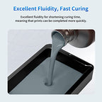 ANYCUBIC Upgraded 8K 3D Printer Resin, 3D Printing Resin with High Precision and Quick Curing & Excellent Fluidity for LCD 4K/6K/8K/12K 3D Printing (HD Grey, 1kg) - color: HD Gray, size: 1kg
