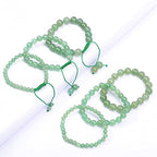 AD Beads Natural Gemstone Round Loose Beads 15" for Bracelet Necklace Earrings Jwelery Making Crafts DIY (4mm, Green Aventurine) - color: Green Aventurine, size: 4mm