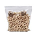 INSPIRELLE 540pcs 12mm Natural Wood Beads Unfinished Round Wooden Loose Beads Wood Spacer Beads with 10M Jute Twine for Craft Making Home Decoration - size: 12mm