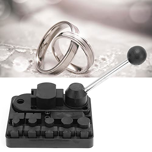 Ring Bending Tool Set, Jewelry Bending Machine for Rings and Earrings Professional Forming Tools Kit for Jewelry Making Durable Metal Construction Easy Operation for DIY Designers Repair Use